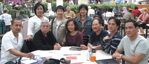 Dimasalang III (some of our members who gather at Richmond Mall to draw and artspeak)